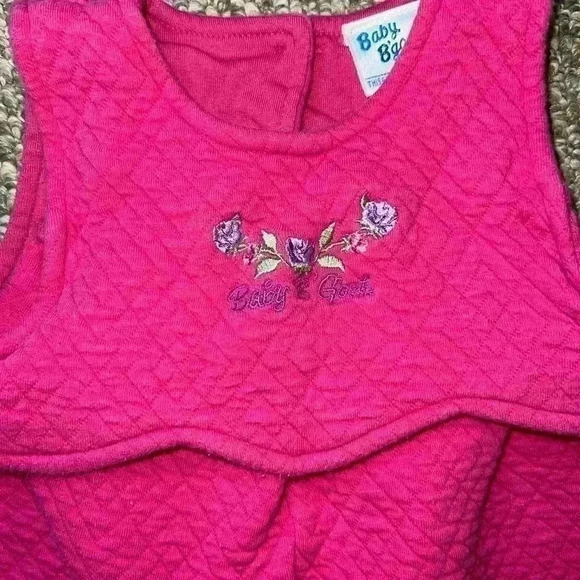 OSHKOSH BGOSH VINTAGE PINK OVERALLS 18MONTHS - Picture 3 of 13